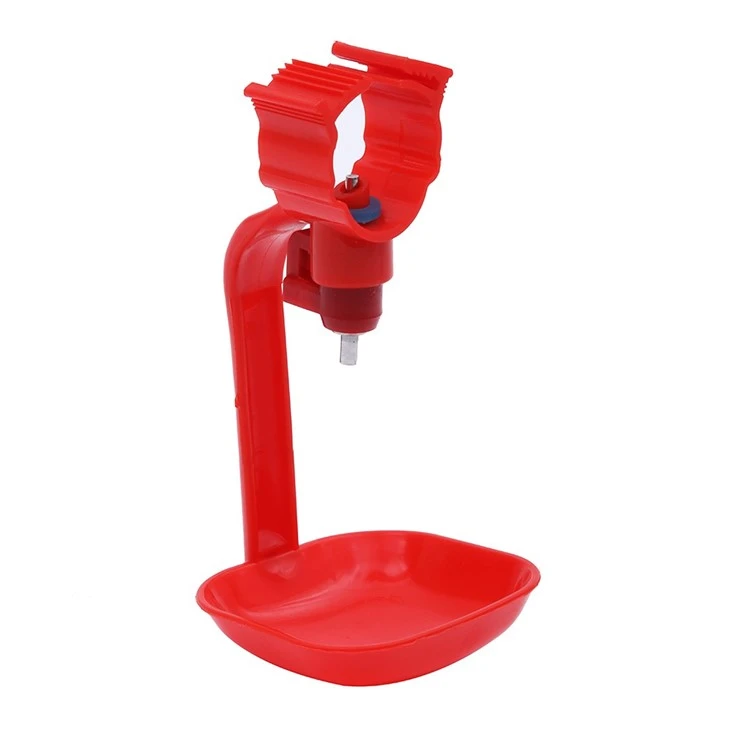 Plastic Poultry Chicken Nipple Drinker With Cup