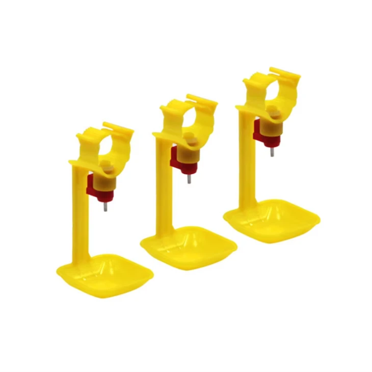 Plastic Poultry Chicken Nipple Drinker With Cup